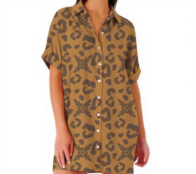 Ulu Leopard Anytime’ Dress (PRE-SALE)